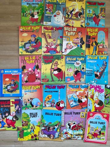 Billie Turf stripboeken losse verkoop - Billie Turf strips, Boeken, Complete serie of reeks, Verzenden, Gelezen, Frank Richard