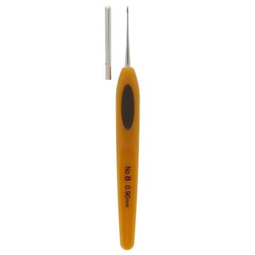 Clover Soft Touch Haaknaald - 0,9 mm -  Ergonomisch handva, Ophalen of Verzenden, Nieuw