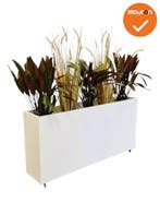 Verrijdbare plantenbak - 160x80cm - Wit (Accessoires), Werkplek, Ophalen of Verzenden, Gebruikt, Overige typen