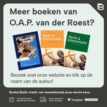 Basisboek Recht - O.A.P. van der Roest 9789001747640, Verzenden, Zo goed als nieuw, O.A.P. van der Roest