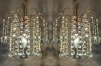 Swarovski - Kroonluchter (2) - Kristal, Bladgoud