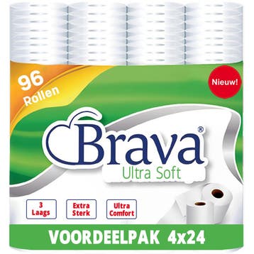 Voordeelverpakking: 96 Rollen - 3 Laags - Ultra Soft, Ophalen of Verzenden