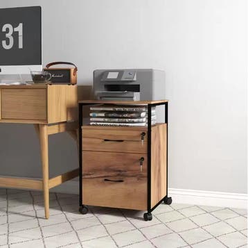 Ladeblok op Wielen met Slot – Industrieel 44×40×66,5 cm, Verzenden, Nieuw in verpakking