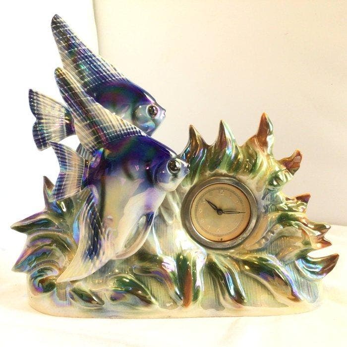 Klok - Jema, Maastricht - Keramiek - 1950-1960 - Visklok,, Antiek en Kunst, Curiosa en Brocante