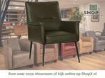 Leren fauteuil Rise, Huis en Inrichting, Fauteuils, Nieuw, Ophalen of Verzenden, Eigentijds, Industrieel, Modern, Vintage, 50 tot 75 cm