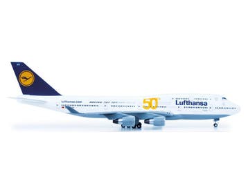 Schaal 1:200 Herpa 553735 Lufthansa Boeing 747-400 Reg. D..., Ophalen of Verzenden, Gebruikt