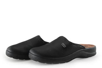 Fly Flot Pantoffels in maat 40 Zwart, Verzenden, Zwart, Zo goed als nieuw, Pantoffels of Sloffen