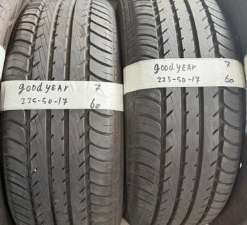 2x 225-50-17 Goodyear Zomer 2x 7mm €60 Per Band 225 50 17, Ophalen, Gebruikt, 17 inch, Band(en)