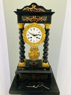 Pendule - - Verguld brons - 1850-1900, Antiek en Kunst, Antiek | Klokken