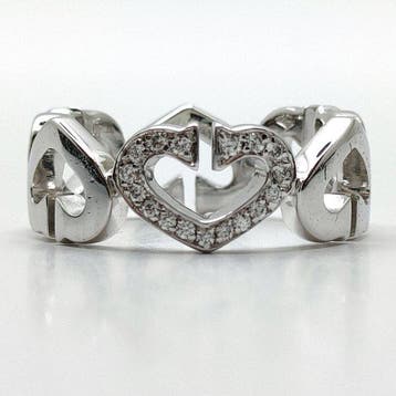 Cartier - Ring - 18 karaat Witgoud - c hart, Nieuw