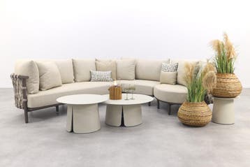 4 Seasons Ezra/Velora modulaire loungeset met 3-delige, Verzenden, Nieuw, Overige materialen, Loungeset