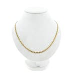 Gouden marineschakel ketting, Ophalen of Verzenden, Gebruikt, Overige kleuren, Goud