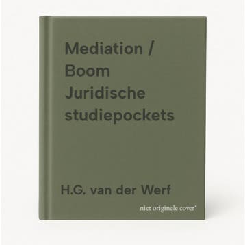 Mediation / Boom Juridische studiepockets 9789054541929, Verzenden, Gelezen, H.G. van der Werf