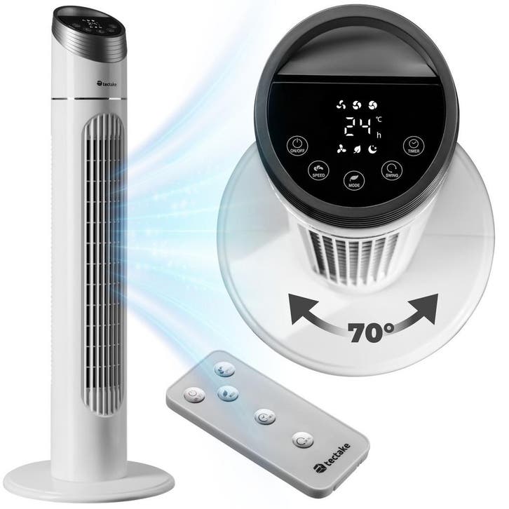 Torenventilator 90 cm - wit, Witgoed en Apparatuur, Airco's, Verzenden