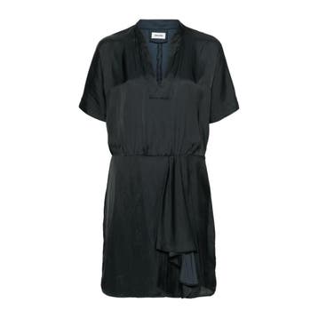 Zadig & Voltaire • zwarte satijnen jurk • S, Zadig & Voltaire, Verzenden, Zwart, Nieuw