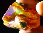 160.4 ct - (tegenlicht) Big Crystal Opal - Ruw - Bekijk de, Verzamelen, Mineralen en Fossielen