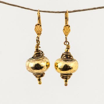 Earrings - Goud - India - 20e eeuw