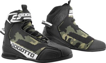 Bogotto Tokyo Camo Geperforeerde Motorschoenen, Laarzen, Nieuw met kaartje, Bogotto, Heren