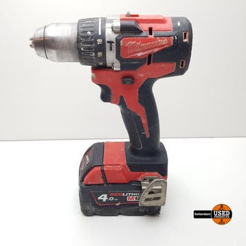 Milwaukee M18 CBLPD – Slagboormachine, Doe-het-zelf en Verbouw, Gereedschap | Boormachines, Verzenden, Gebruikt