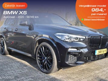 BMW X5 | Zakelijk Leasen vanaf 397,- p/mnd, Nieuw, Financial lease, Lease, X5