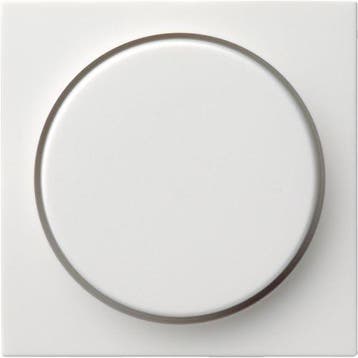 GIRA Systeem 55 Draaiknop dimmer Zuiver wit MAT 065027, Ophalen of Verzenden, Nieuw