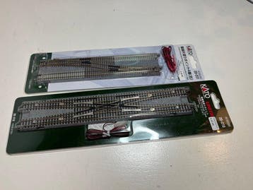 Kato N - 20-210 / 20-231 - Modeltreinsporen (2) - Twee nog, Nieuw