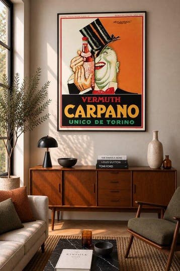 Achille Luciano Mauzan - Vermouth Carpano Unico de Torino