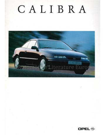 1996 OPEL CALIBRA BROCHURE NEDERLANDS, Nieuw, Opel, Author