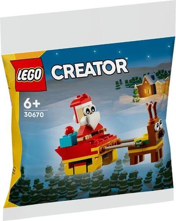 LEGO Creator Sledetocht van de Kerstman - 30670 (Nieuw), Verzenden, Nieuw