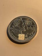 Spanje. 2000 Pesetas 2000 Carlos V (Zonder minimumprijs)