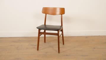 Vintage eetkamerstoel | Deens | Teak |, Ophalen of Verzenden, Nieuw