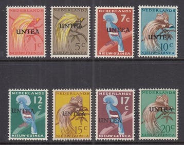 Nederlands-Nieuw-Guinea 1963 - UNTEA, derde druk met kleine, Gestempeld