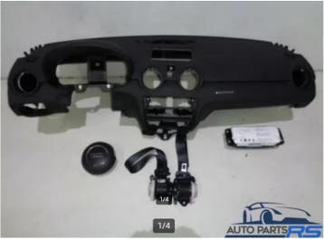 Dashboard + Airbags + Veiligheidsgordels Audi A1 Quattro, Verzenden, Nieuw, Audi