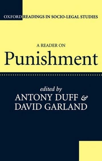 Reader on Punishment - R. A. Duff 9780198763536, Verzenden, Gelezen, R. A. Duff