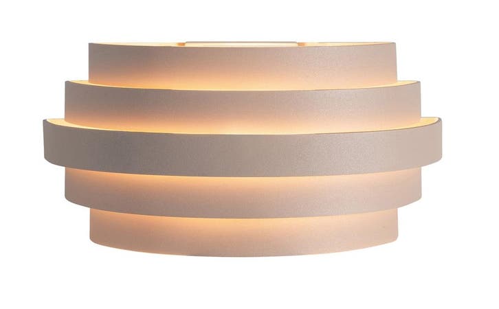 Moderne wandlamp | Sand Kleur | Rond | 25cm | G9 fitting, Huis en Inrichting, Lampen | Wandlampen, Nieuw, Metaal, Ophalen of Verzenden