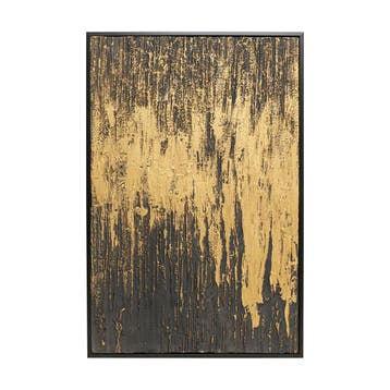 *WOONWINKEL* Schilderij Goud Zwart, Huis en Inrichting, Verzenden, Nieuw