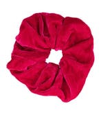 Haarelastiek Scrunchie – Basic – Velvet Stof – Fuchsia Roze, Nieuw