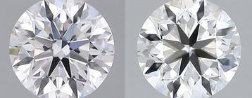Zonder minimumprijs - 2 pcs Diamant (Natuurlijk) - 0.60 ct -, Nieuw