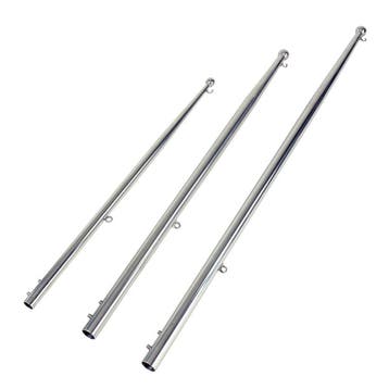 Vlaggenstok RVS 316 met Bal-61 cm, Ophalen of Verzenden, Nieuw