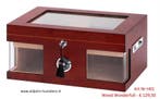 DOORZICHT HUMIDOR  GLAS - TRANSPARANT LUXE TOPSEGMENT hdmb, Verzamelen, Rookartikelen, Aanstekers en Luciferdoosjes, Verzenden