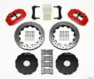 Wilwood Narrow Superlite 6R Front Hat Kit 13.06in Drill Red, Ophalen of Verzenden, Nieuw