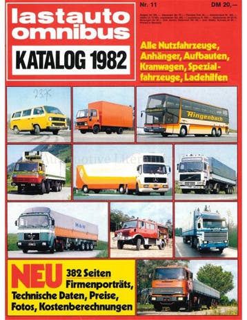 1982 LASTAUTO OMNIBUS JAARBOEK 11 DUITS, Nieuw, Author