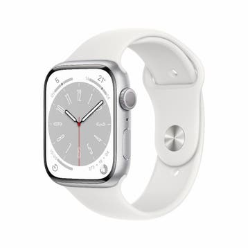 Refurbished Apple Watch Series 8 GPS 45 mm Aluminium, Verzenden, IOS, Nieuw, Waterdicht