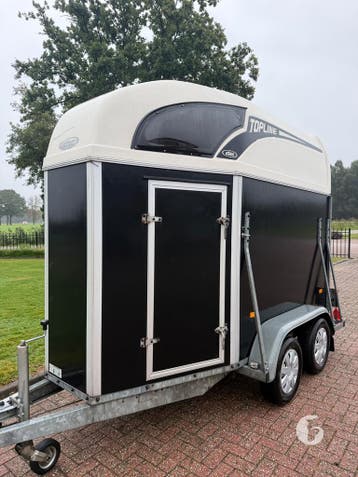 Oerdegelijke Atec 1,5 paards! Aluminium bodem!, Ophalen, Zo goed als nieuw, Aluminium, 1½-paards trailer