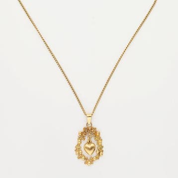 Ketting met hanger - 18 karaat Geel goud
