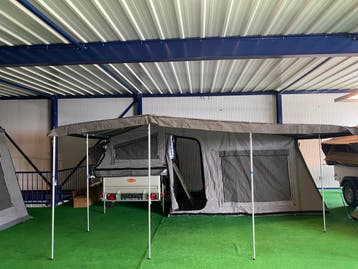 Gordigear Savannah 2go tenttrailer | Urban Gray, Caravans en Kamperen, Vouwwagens, Ophalen, Grijs, Tot en met 6