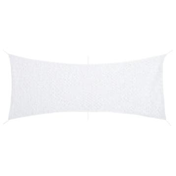 vidaXL Camouflagenet met opbergzak 409x206 cm wit, Verzenden, Nieuw