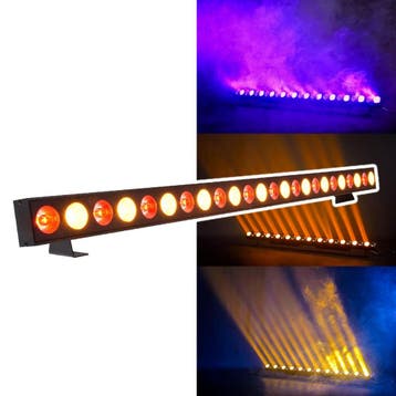 QTX Wash And Beam: 24 X 3W LED-wandbalk, Verzenden, Nieuw, Overige typen