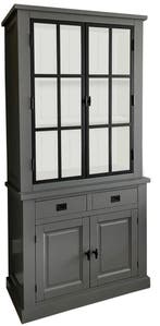 Buffetkast Soest grijs met stalen deuren 100cm, Huis en Inrichting, Kasten | Buffetkasten, Ophalen of Verzenden, Nieuw