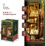 CuteBee Book Nook Owl Bookstore – Houten 3D Puzzel DIY Bo., Hobby en Vrije tijd, Verzenden, Nieuw